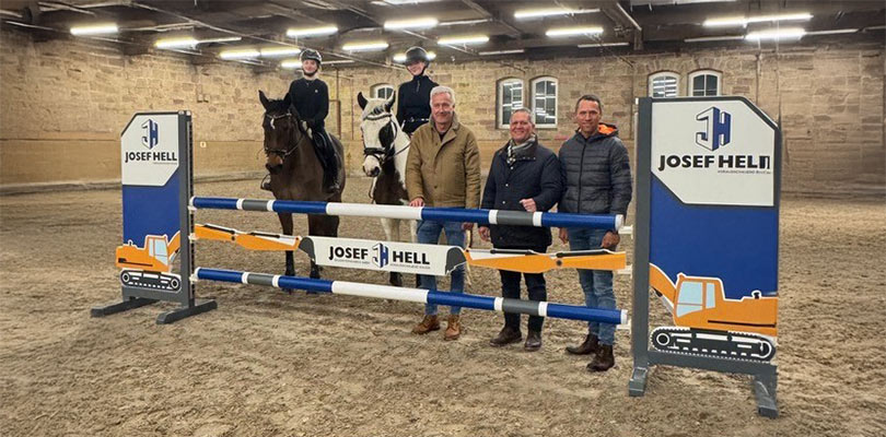 Josef Hell Bauunternehmen unterstützt Rakoczy-Reitturnier